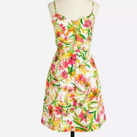J. Crew Dresses & Skirts - J.CREW Floral Seaside Cami Dress ~Pretty~ Size 2